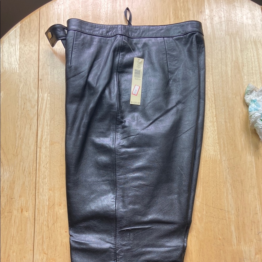Amanda Smith Black Leather Pants